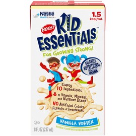 Boost Kid Essentials 1.5 Balanced Nutritional Drink, Vitamin, Mineral and Nutrient Blend (8 Fl Oz (Pack of 6), Vanilla)