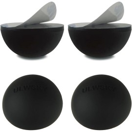 Vinyl Provisions Hi-Fi Audio Silicone Hemisphere Isolation Pads Feet (4 Pack) - 1.25"