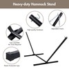 ANOW 2 Person Hammock with 12FT Heavy Duty Steel Stand,