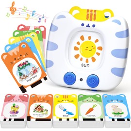 JoyCat Talking Flash Cards for Toddlers 3-5, 314 Words with Durable Thick Cards & Clear Audio, Easy to Slide in and Out, Speech Therapy Toys, Birthday Gifts for Boys Girls