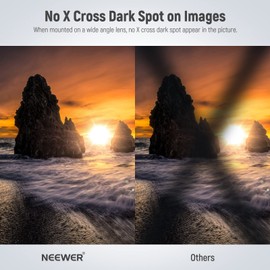 NEEWER 49mm HD Variable ND Filter ND2-ND32 (1-5 Stops) No X Cross/Optical Glass/30 Layer Nano Coated/Ultra Slim Aluminum Alloy Frame/Water Repellent/Anti Scratch Adjustable Neutral Density Filter