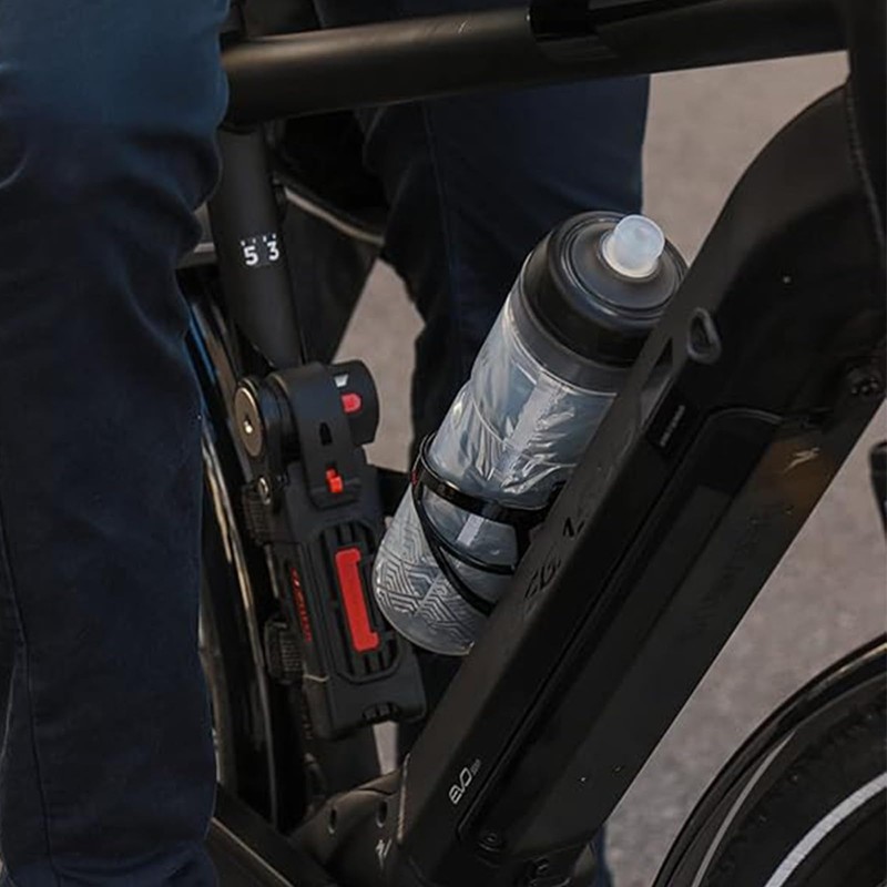 ZEFAL Artica Pro 75 Bicycle Water Bottle, Silver/Red, 750 ml