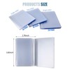 Kuyaehe 2 Pack Transparent Plastic Wallet Insert Credit Card Holder,