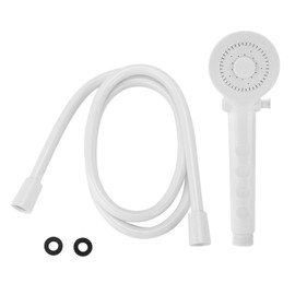 Handheld Shower Head Hose Kit 1in Thread 4.9ft Pipe Accessory for Motorhome Caravan Marine Boat