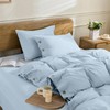 JELLYMONI Cotton Duvet Cover Full Size - Light Blue Comforter