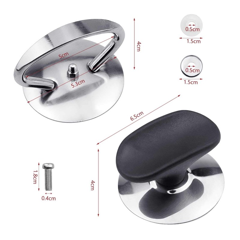 Demason Pot Lid Handle, Universal Heat Resistant Replacement Lid Handle,