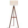 LEPOWER Tripod Floor Lamp, Mid Century Wood Standing Lamp, Modern