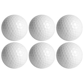 Keenso 6 Piezas Pelota de Golf,Pelota de Golf iluminada por la Noche, Pelota de Golf para Practicar el Deporte en la Noche Oscura(Rojo)