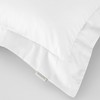 400 Thread Count Cotton Sateen Oxford Pillowcase Pair White