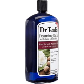 Dr Teal's Dr Teal's Foaming Bath Combo Pack (68 fl oz Total), Moisturizing Shea Butter & Almond Oil, and Glow & Radiance with Vitamin C and Citrus Essential Oils