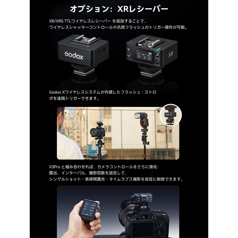 Godox X3PROS X3PRO-S for Sony, 2.4-inch LCD Touch Screen, TTL