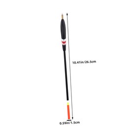 Mipcase 9pcs Large Wooden Fishing Floats High Buoyancy for Sea Fishing for Rock and Enhanced Visibility Design for Carp and