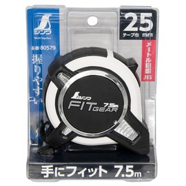 Shinwa Sokutei JIS 80579 Convex Fit Gear, 9.5 - 29.5 ft (25 - 7.5 m)