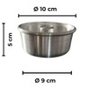 FOODWARE ROAD Molde Mini Rosca Curva Ø 10 cm Aluminio