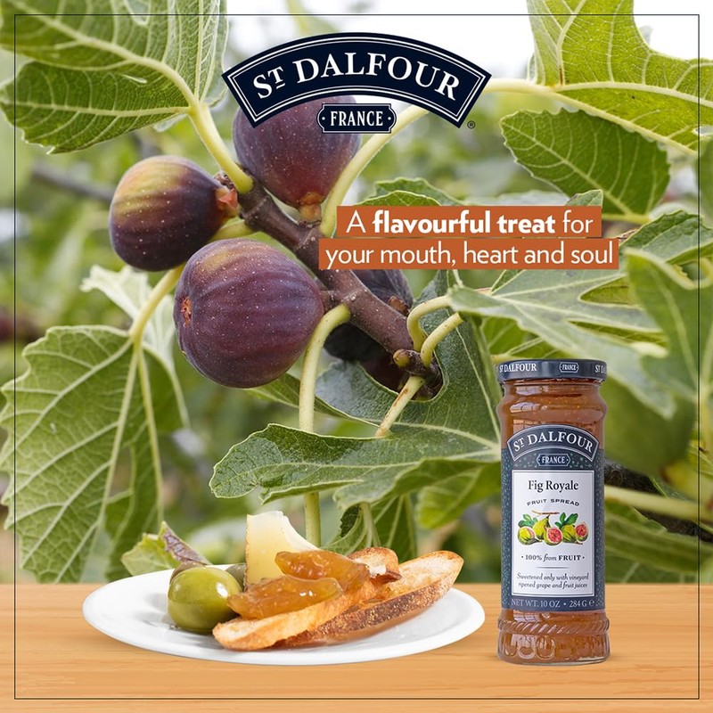 Charles Jacquin-St.Dalfour Consrv, Fig, 100% Fruit, 10-Ounce (Pack of 6)