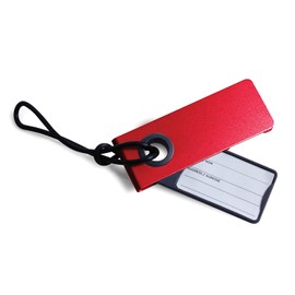 Lexon - NEO Luggage TAG with Rubber String (Red)
