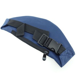 Unisex Men Women Fashion Sporty Multi-purpose 2-Zipper Waist Belt Bag Fanny Pack Adjustable Strap for Sport Hiking Traveling Passport Wallet (Orange)