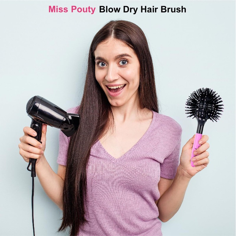 Miss Pouty Amazeball 8-in-1 Sphere Blowdry Hair Brush