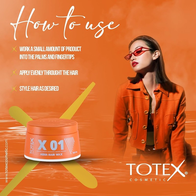 Totex Hair Styling Aqua Gel Wax 01 | Strong Hold