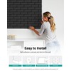 Soundproof Wall Panels Self-adhesive, Acoustic Panels 18 Pack Brick Wall