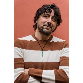 XIANNVXI 3Pcs Green Aventurine Crystals and Healing Stones Necklace for Men Women Cool Black Rope Adjustable Hexagonal Pendant Natural Reiki Spiritual Energy Gemstones Jewelry