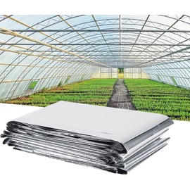 Zerodis Silver Reflective Film 210 x 120cm, PETP Film, Increase Plants Growth, Highly Reflective, Easy to Use, Environmentally Friendly