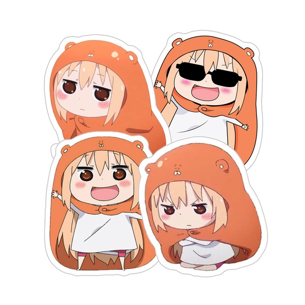 Himouto Umaru Chan Umaru DOMA Indoor Funny Sticker for Phone,