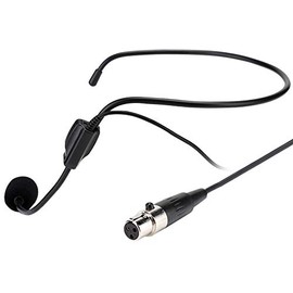 de micrófono inalámbrico, micrófono de condensador mini XLR de 3 pines, micrófono inalámbrico profesional para la cabeza, micrófono de diadema para al