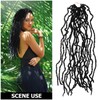 SAFIGLE Crochet Faux Dreadlocks Hair Extensions Comfortable Synthetic for Daily