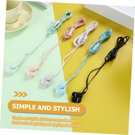 Gadpiparty Ear Wired Earbuds with Microphone Control Adorable Design for Stereo Sound Comfortable Fit Present for Family Friends Compatibility