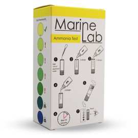 NT Labs Marine Lab Ammonia Test Kit, Marine Aquarium Water Testing Kit, Accurate Results, Contains up to 40 Tests.