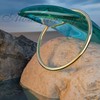 ALOME Gold Belly Button Ring - Plain 14K Gold Filled