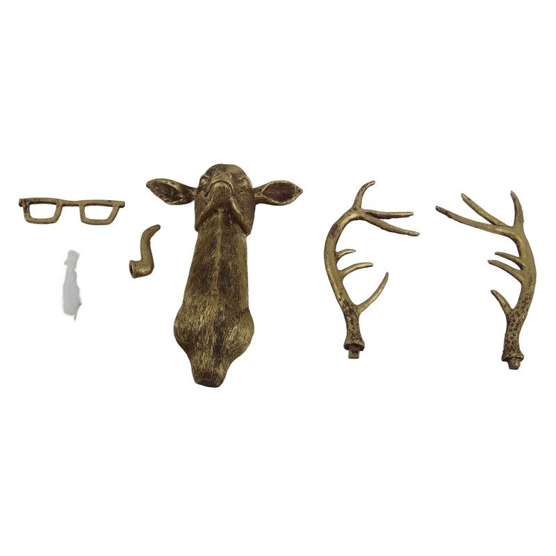 Home Decor Waterproof Bronzed Resin Animal Hanging Sculpture Sunscreen Animal