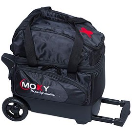 Moxy Candlepin Deluxe Roller Bowling Bag- Black
