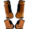 QMYBROW Horse Tendon Brushing Boots Open Front & Fetlock Boot