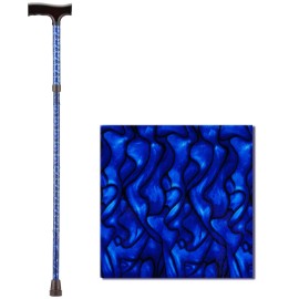 Nova Folding Walking Cane with Wood Grip Handle, Foldable and Adj...