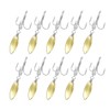 Orludo QB500153b03n0 Fishing Tackle Triple Hook with Blade Set of