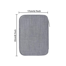 Pebipoo Watch Band Organizer Bag Watch Dial Organizer Data Cable Hard Drive Travel Bag (Gray)