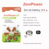 ZeniPower Size 312 1.45V Mercury-Free Zinc Air Hearing Aid Battery