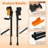 Adjustable Forearm Crutches for Adults – 10-Level Height Ergonomic Arm