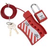 Cable Lock, Complete Kit Multi Purpose Universal Flexible 2m Length