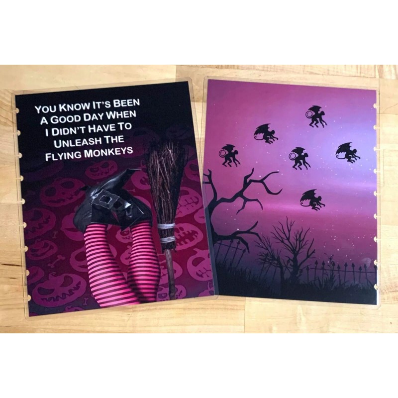 Handmade Flying Monkeys Front/Back Cover Set made for use with