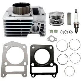 Anfigo Cylinder Piston Gasket Top End Rebuild Kit Compatible with Yamaha TTR 125 2000-2005