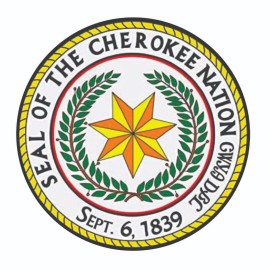 Seal Of The Cherokee Nation  Sticker Decal Bumper Sticker