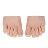 1 Pair Silicone Foot Model, Nail Art Training Display Fake