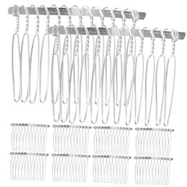 Parliky 20pcs Decorative Metal Hair Comb Elegant Bridal Hair Accessories for Weddings Lightweight Travel-friendly Headdress for Brides and Bridesmaids for Women