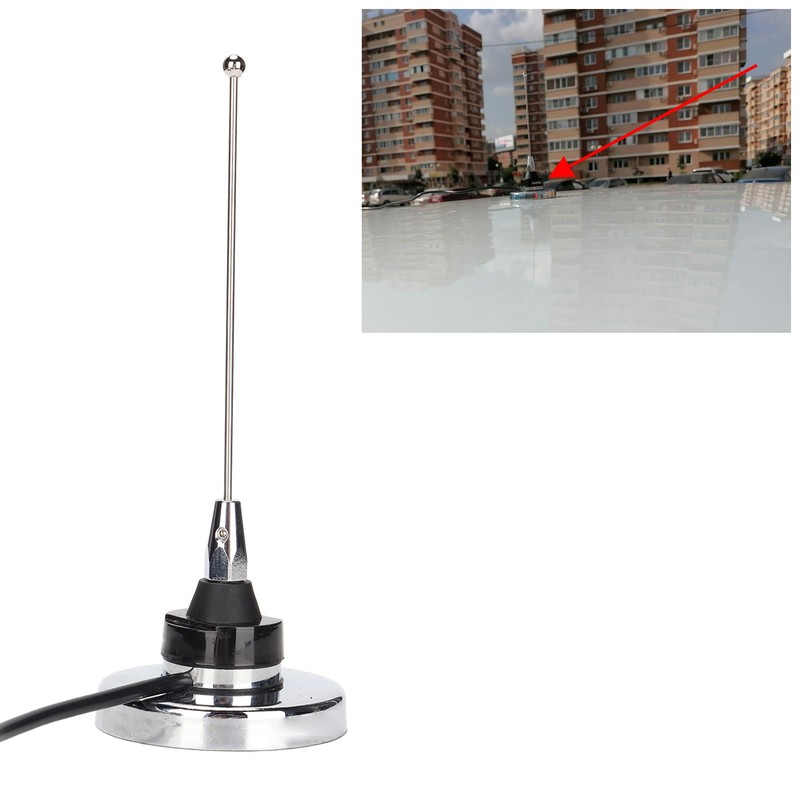 Magnetic Bracket Antenna Kit 400‑520MHz NMO Mount UHF Connector with
