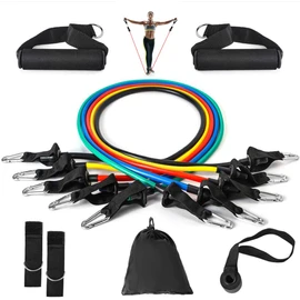 Portzon - Juego de Bandas de Resistencia, Bandas de Entrenamiento, Bandas de Ejercicio, Anclaje para Puerta, Entrenamiento de Resistencia, cómodo, Duradero, apilable hasta 100 Libras