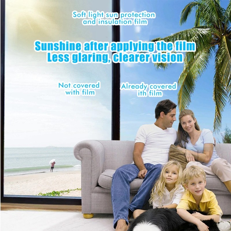 Unbranded One Way Privacy Window Film 17.7"x78.7" Window Tint Home