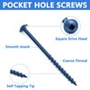 660 PCS Pocket Hole Screws Assortment Kit, 5 Sizes #8